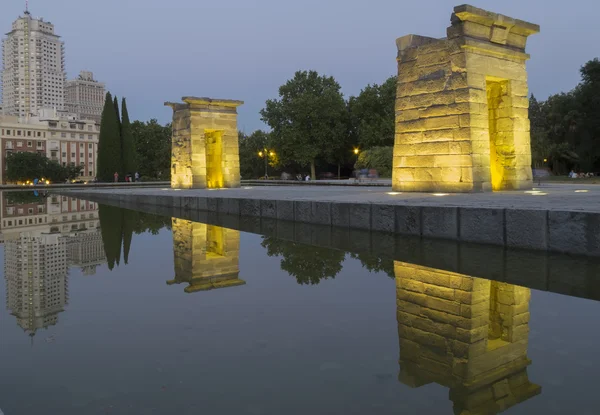 Ägyptischer debod-tempel in madrid, spanien — Stockfoto