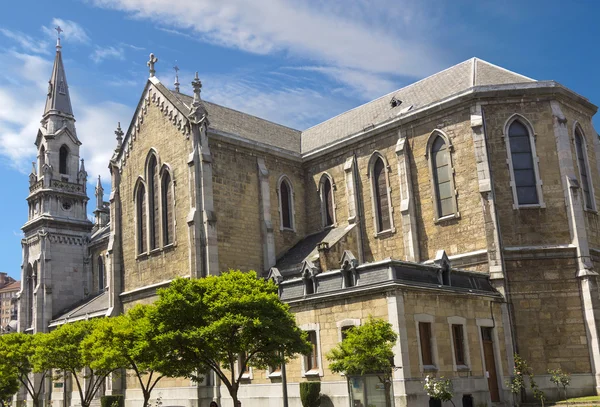 Kathedraal van aviles in asturias, Spanje — Stockfoto