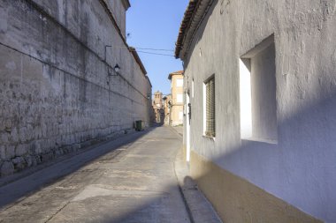 tordesillas, İspanya beldesi dar ve tipik sokak