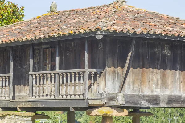 Horreo, sýpka, typické galicijské dům — Stock fotografie