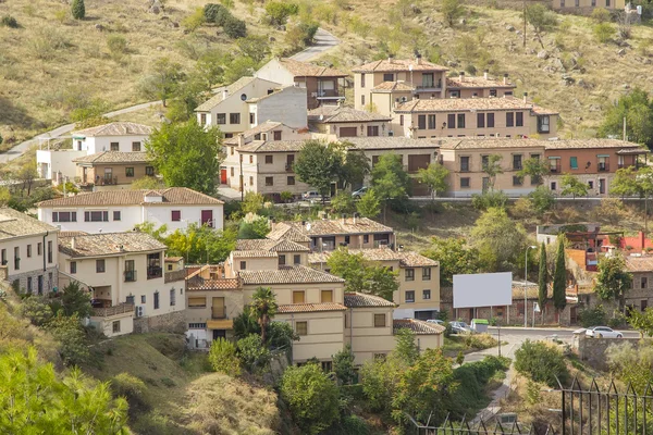 Gesamtansicht der berühmten Stadt Toledo, Spanien — Stockfoto