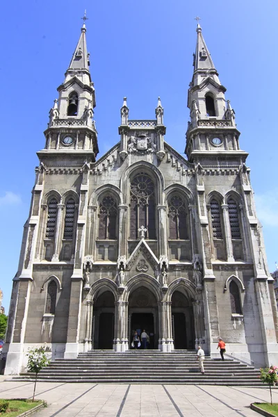 Aviles-asturias, İspanya da Cathedral — Stok fotoğraf
