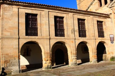 Dünya Mirası Kent santillana del Mar'ın tipik evlerde,