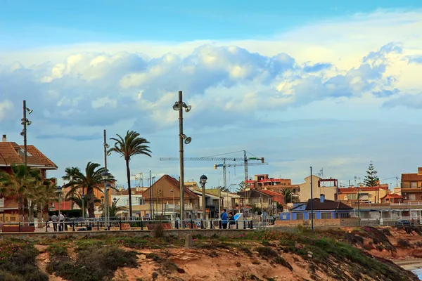 Vy över staden santiago del pinatar i Spanien — Stockfoto