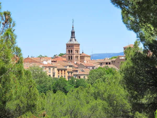 Översikt över staden segovia, Spanien — Stockfoto