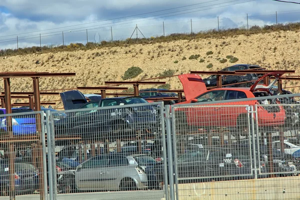 Desguace de coches — Foto de Stock