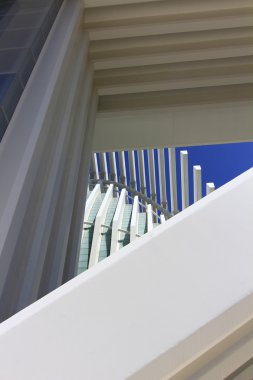 Oviedo, İspanya - Temmuz 07: Sergi Merkezi ciudad de oviedo içinde bir