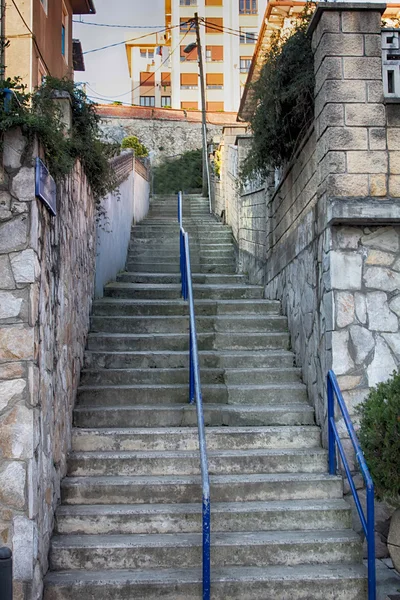 スペイン サンタンデール市の長い階段 — ストック写真