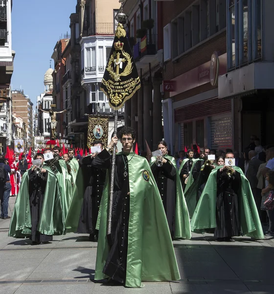Valladolid, Spanien - 17. April: Osterwoche (semana santa), nazare — Stockfoto