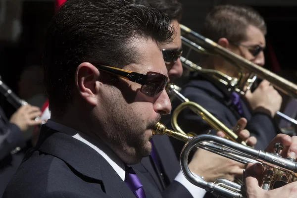 Valladolid, Spanien - 17. April: Osterwoche (semana santa), nazare — Stockfoto