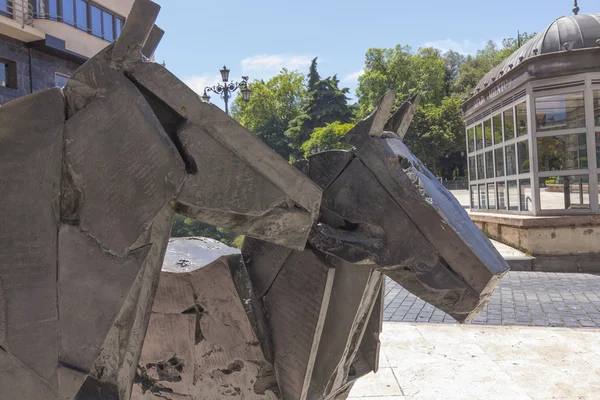 Abstrakte Skulptur von Pferden — Stockfoto