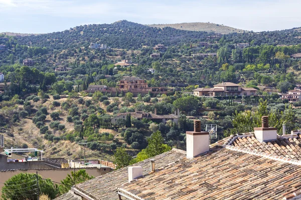 Helhetsbild av den berömda staden toledo, Spanien — Stockfoto