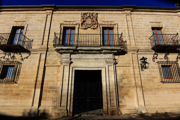 Typische häuser in der stadt santillana del mar, — Stockfoto