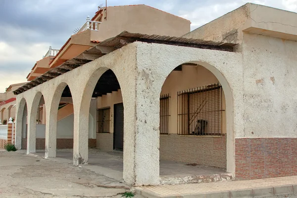 Casas em uma pequena aldeia na região de Múrcia, Espanha — Fotografia de Stock