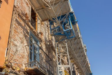 Cephe eski remodeling içinde dışında istinat bina