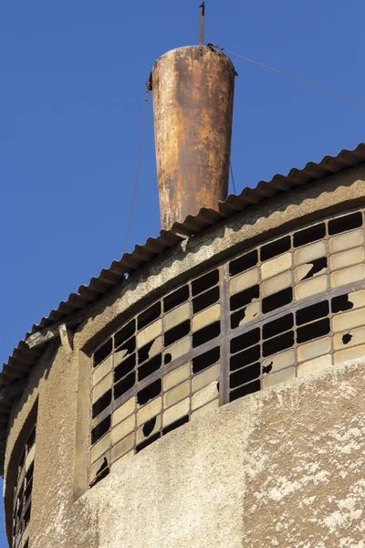 Antiga fábrica abandonada processamento de carvão — Fotografia de Stock