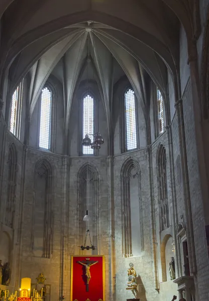 Innenraum der Kathedrale, los santos justos, alcala de henares, — Stockfoto