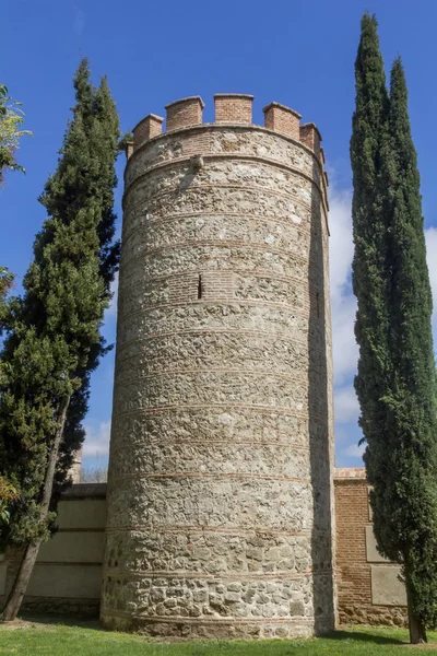 Башня стены архиепископства Алькала-де-Хенарес, Спа — стоковое фото