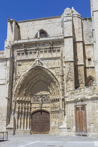 Famosa Cattedrale di Palencia, La Bella Sconosciuta, Palencia, S — Foto Stock