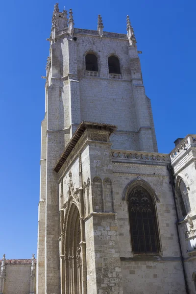 Famous Cathedral of Palencia, The Beautiful Unknown, Palencia, S — Stock Photo, Image