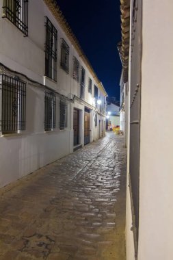 Tipik güzel temiz şehir sokaklarını Cordoba, İspanya