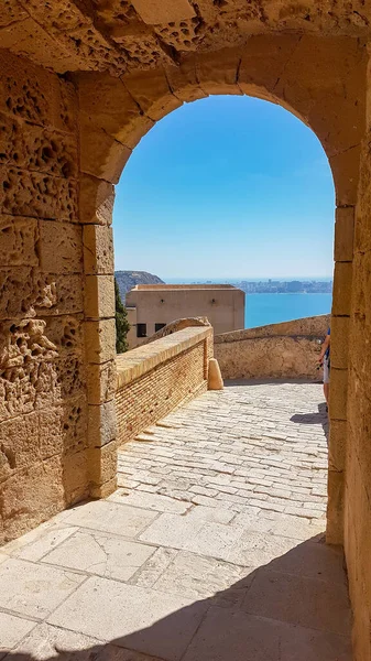 Alicante Ισπανία 2018 Κάστρο Της Santa Barbara Alicante — Φωτογραφία Αρχείου