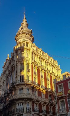 Cartagena, İspanya; 002 / 18 / 2018: Kartagena kentinin eski binası