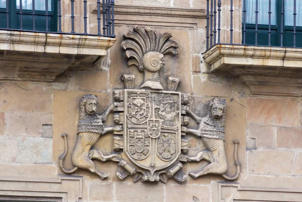 Blazon Coat Arms Stone — Stock Photo, Image