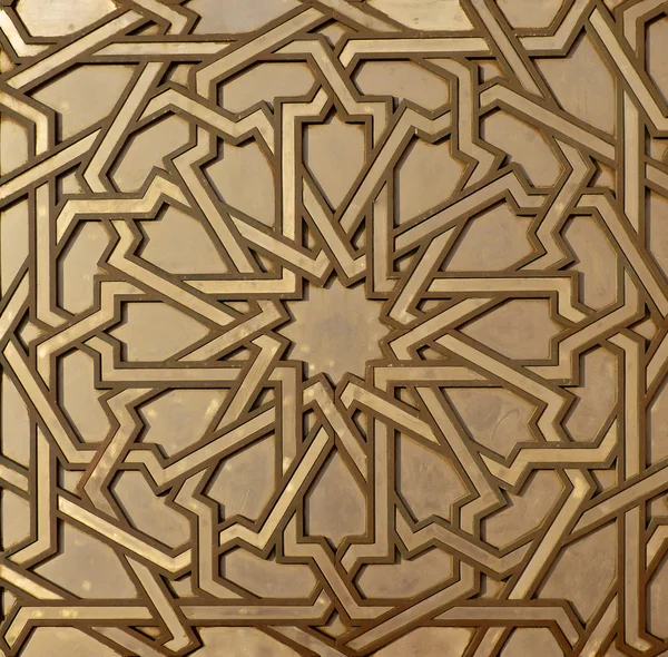 摩洛哥金属蔓藤花纹 — 图库照片