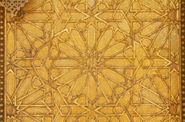 Bir kapı Sarayı üzerinde karmaşık metal Telkari