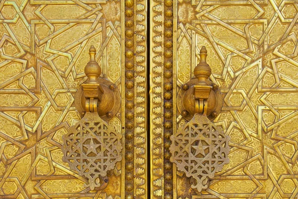 Porta del palazzo del re del Marocco — Foto Stock