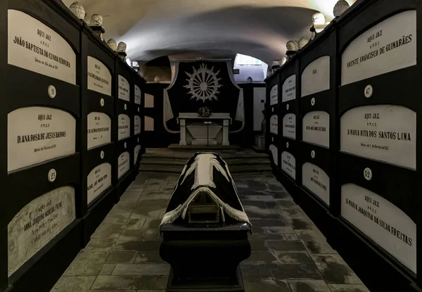 Porto Portugalsko Května 2018 Hroby Katakombách Památkového Kostela Františka Kde — Stock fotografie