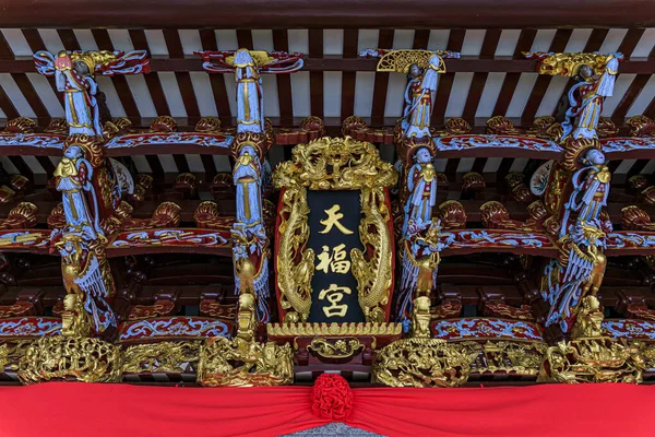 新加坡 2019年9月13日 为崇拜中国海神妈祖而建造的国内最古老的佛寺 西安霍克肯寺 — 图库照片