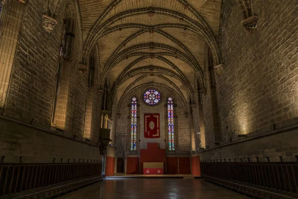 Catedral de Santa Maria la Real, 15. századi gótikus templom Pamplona, Spanyolország — Stock Fotó