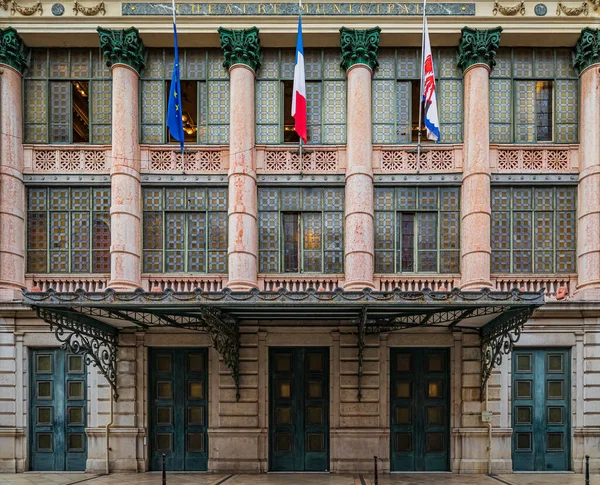 Nice França Maio 2022 Fachada Ornamentada Ópera Nice Teatro Municipal — Fotografia de Stock