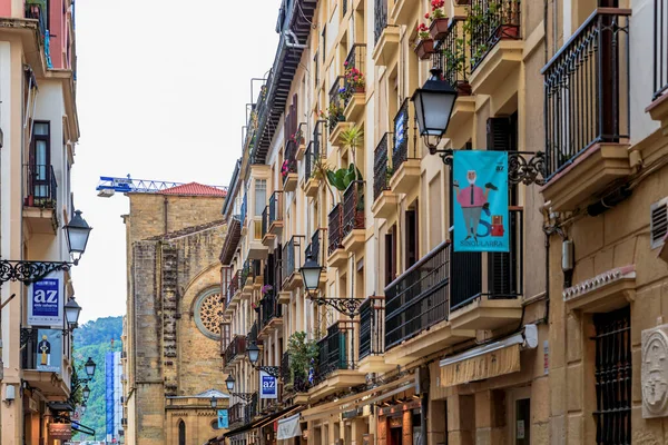 Сан Себастьян Испания Июня 2021 Года Баскские Рестораны Бары Известные — стоковое фото