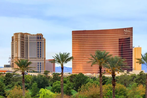 Las Vegas Nevada Usa Oktober 2021 Byggnader Och Kasinon Strip — Stockfoto