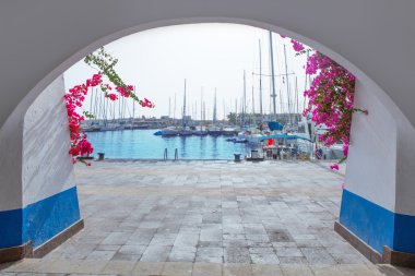 Gran canaria puerto de mogan marina deniz araçları