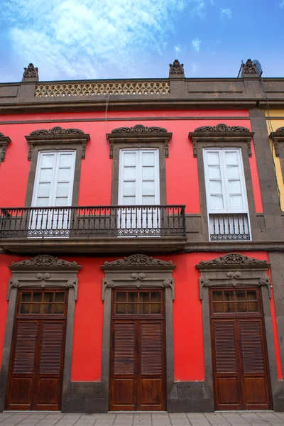 Las palmas de gran canaria vegueta huizen — Stockfoto