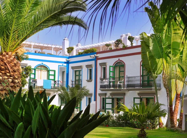 Gran canaria Puerto de Mogan white houses — Stock Photo, Image