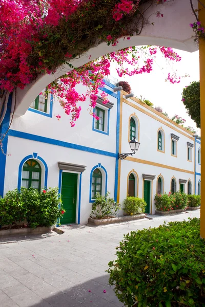 Gran canaria Puerto de Mogan casas blancas — Foto de Stock