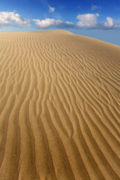 Dunas de areia em Maspalomas Gran Canaria — Fotografia de Stock