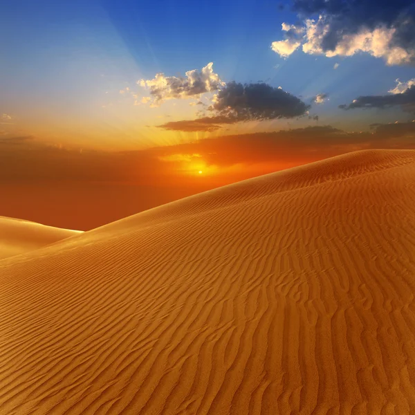 Desert zandduinen in maspalomas gran canaria — Stockfoto