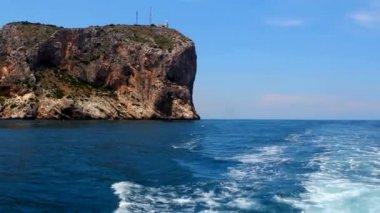cabo de la nao cape alicante İspanya Akdeniz'de içinde kayık