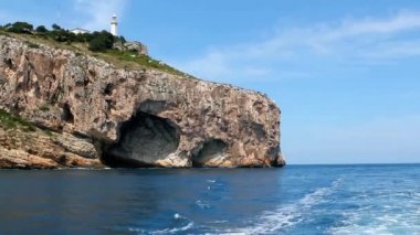 cabo de la nao cape alicante İspanya Akdeniz'de içinde kayık