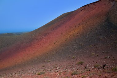 Lanzarote timanfaya yangın dağlar volkanik lav