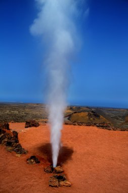 timanfaya park lanzarote buharda Şofben