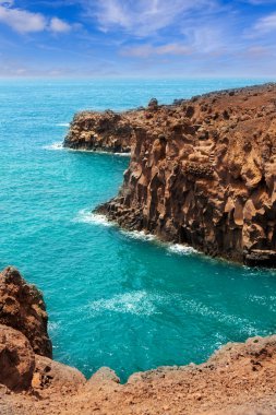 lanzarote los hervideros kaynar su gibi