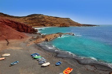 Lanzarote el golfo Atlantik Okyanusu tekneler