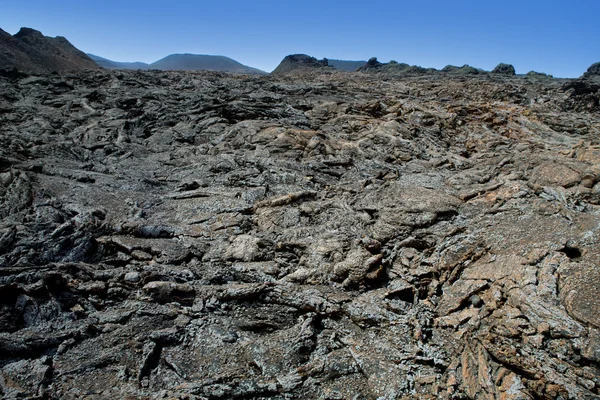 Lanzarote Timanfaya Fogo Montanhas lava vulcânica — Fotografia de Stock